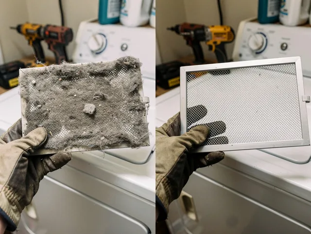 Professional lint trap cleaning by Foxborough Dryer Vent Cleaning in Foxborough