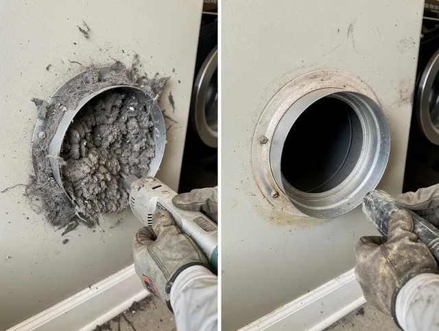 Professional clogged vent cleaning by Foxborough Dryer Vent Cleaning in Foxborough
